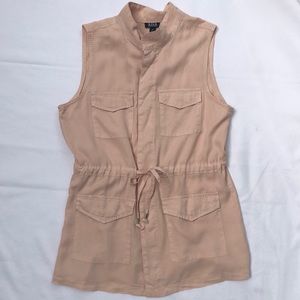 a.n.a. A New Approach Vest light pink with pockets size Small